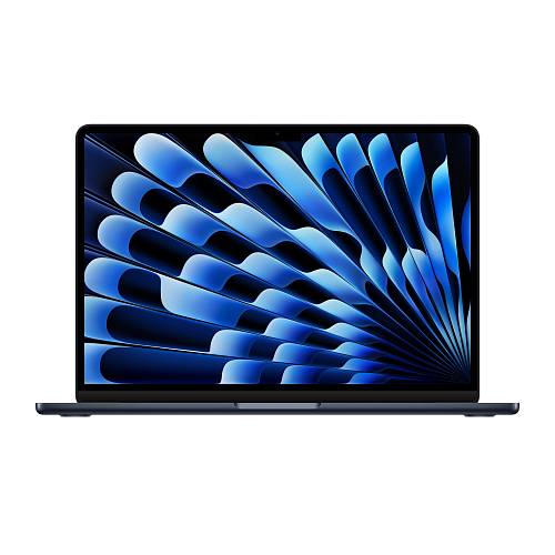 Apple MacBook Air 13" (M3, 8C CPU/8C GPU, 2024), 8 ГБ, 256 ГБ SSD, «полуночный черный»
