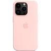 Фото — Чехол для смартфона iPhone 14 Pro Silicone Case with MagSafe, «розовый мел»