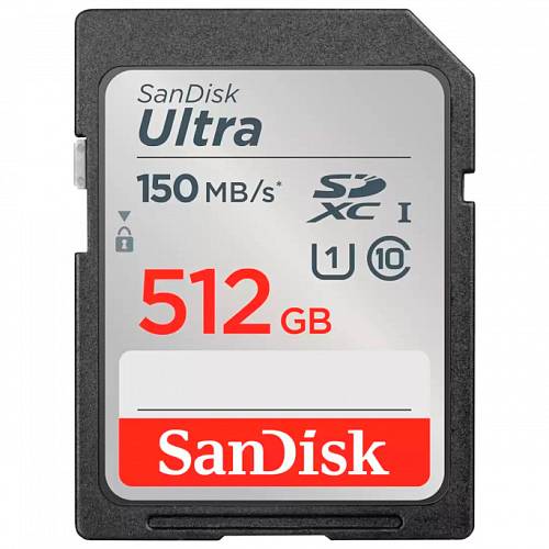 Карта памяти SanDisk Memory Card Ultra SDXC for DSLR, 512 Гб