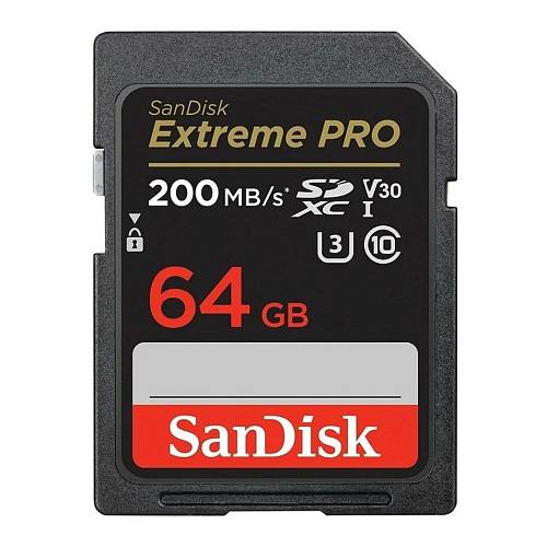 Карта памяти SanDisk Memory Card Extreme SDXC for DSLR, 64 Гб