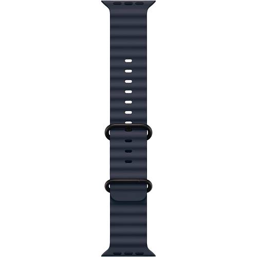 Apple Watch Ultra 2 (2024), 49 мм, корпус цвета «титановый черный», ремешок Ocean синего цвета