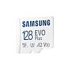 Фото — Карта памяти Samsung EVO Plus microSDXC (с адаптером), 128 Гб