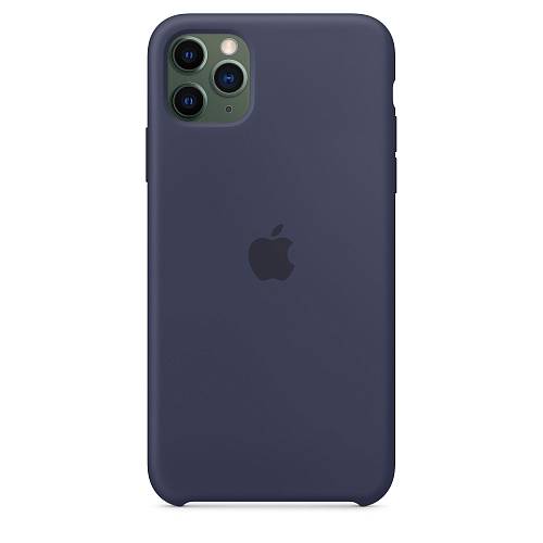 Чехол для смартфона Apple для iPhone 11 Pro Max Silicone, тёмно-синий