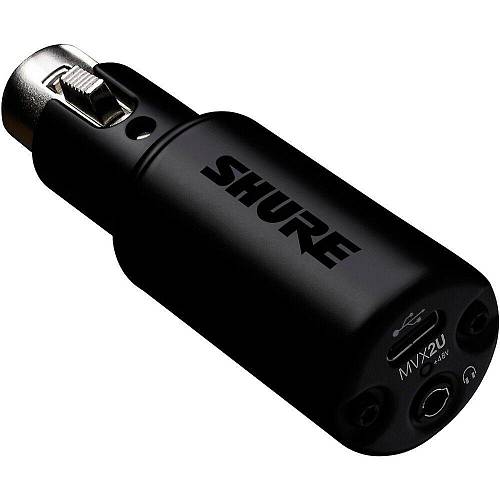 Микрофон Shure MVX2U Digital Audio Interface, черный