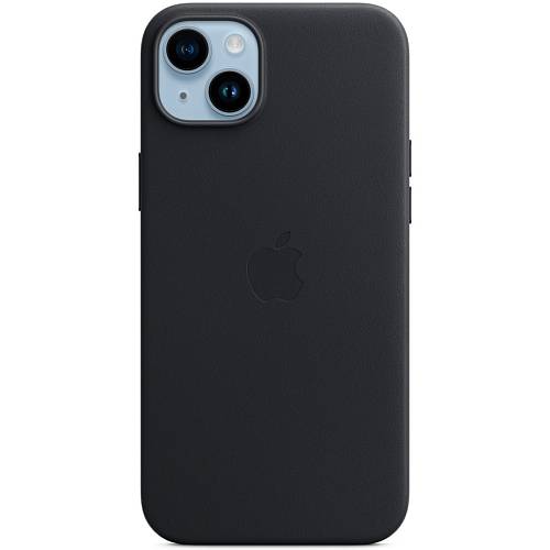 Чехол для смартфона iPhone 14 Plus Leather Case with MagSafe, «темная ночь»
