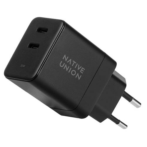 Зарядное устройство Native Union Fast GaN Charger USB-C, PD, 35Вт, черный