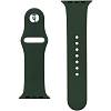 Фото — Ремешок для смарт-часов «vlp» Silicone Band для Apple Watch 42/44 мм, темно-зеленый