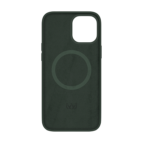 Чехол для смартфона vlp c MagSafe для  iPhone 12/12 Pro, темно-зеленый