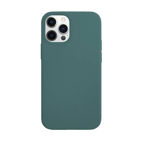 Чехол для смартфона vlp Silicone Сase для iPhone 12/12 Pro, темно-зеленый