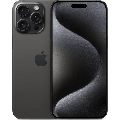 Apple iPhone 15 Pro Max, 256 Гб, «титановый чёрный»