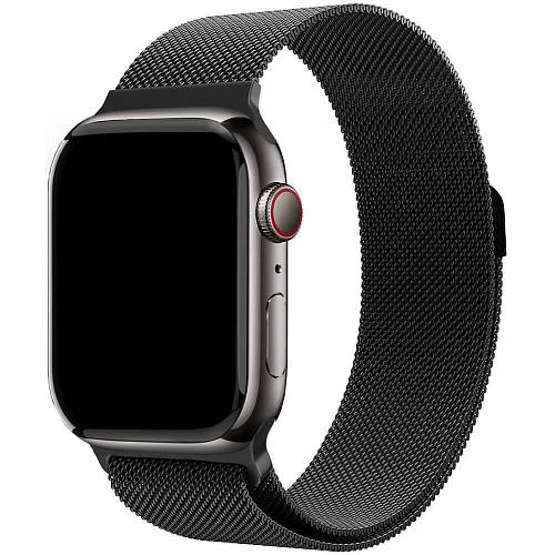 Ремешок для смарт-часов uBear Spark для Apple Watch, M/L, черный