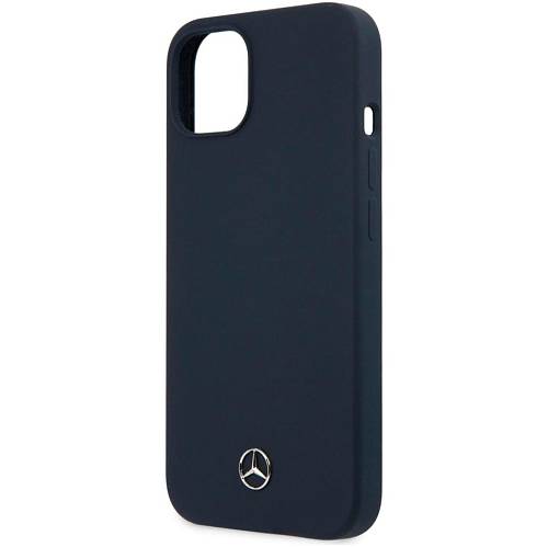 Чехол для смартфона Mercedes Liquid silicone для iPhone 13 mini, синий