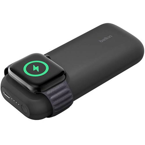 Зарядное устройство Belkin BoostCharge Pro Fast Wireless Charger for Apple Watch + Power Bank 10K, черный
