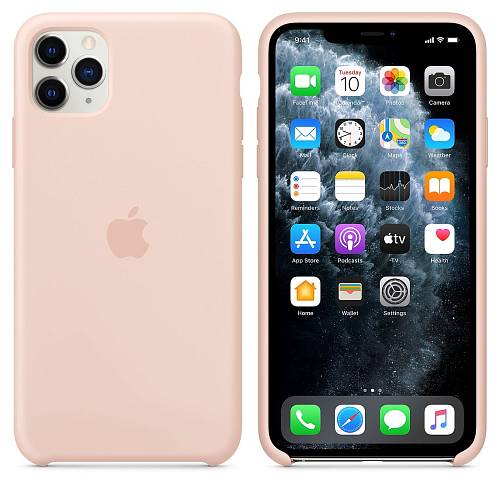 Чехол для смартфона Apple для iPhone 11 Pro Max, силикон, «розовый песок»
