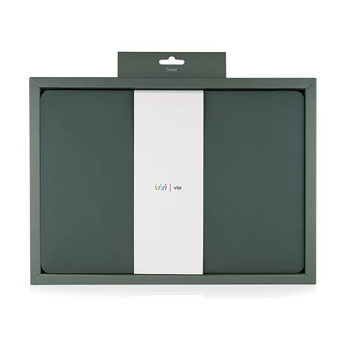 Чехол для ноутбука vlp Plastic Case для MacBook Air 13" 2020, темно-зеленый
