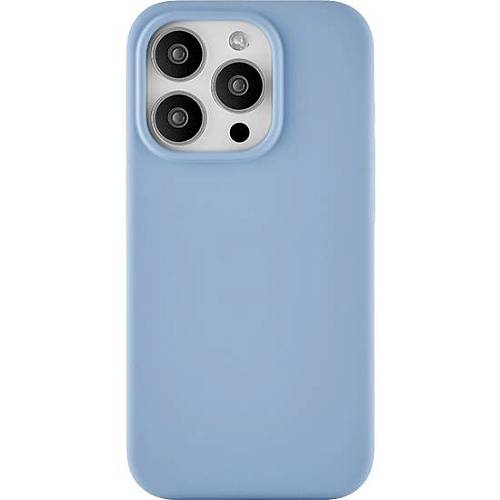 Чехол для смартфона uBear Touch Mag Case, iPhone 15 Pro, MagSafe, силикон, голубой