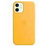 Фото — Чехол для смартфона Apple MagSafe для iPhone 12 mini, cиликон, ярко-желтый