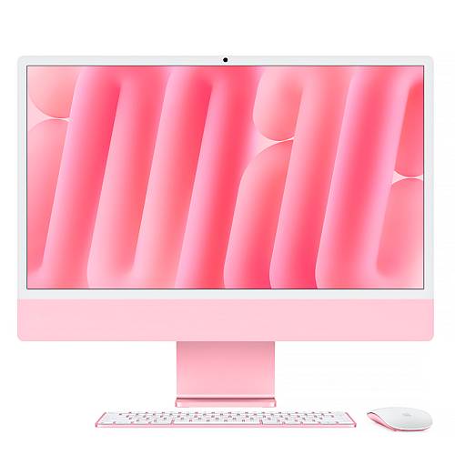 Apple iMac 24" Retina 4,5K, M4 (10C CPU, 10C GPU, 2024), 16 Гб, 512 Гб, розовый