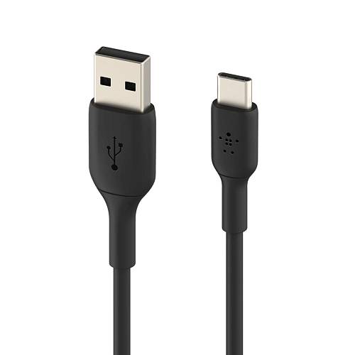 Кабель Belkin USB-A/USB-C, 3м, пластик, черный