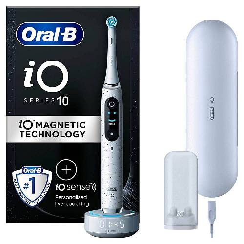Электрическая зубная щетка Oral-B iO 10, белый