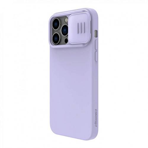 Чехол для смартфона Nillkin для iPhone 14 Pro Max CamShield Silky Magnetic Silicone, фиолетовый
