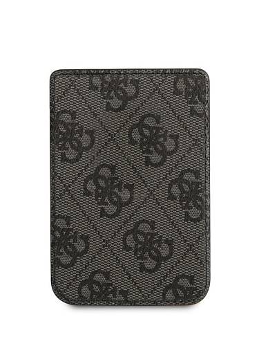 Чехол для смартфона Guess Wallet Cardslot  4G Trangle MagSafe logo для iPhone, черный