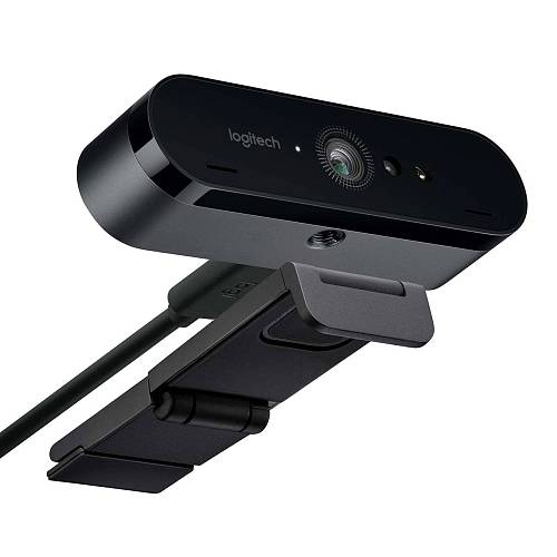 Веб-камера Logitech HD BRIO 4K EMEA, черный