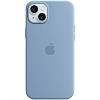 Фото — Чехол для смартфона iPhone 15 Plus Silicone Case with MagSafe, Winter Blue
