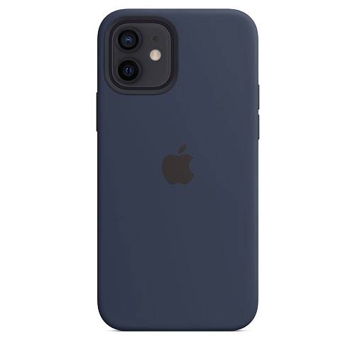 Чехол для смартфона Apple MagSafe для iPhone 12/12 Pro, cиликон, «тёмный ультрамарин»