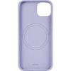 Фото — Чехол для смартфона uBear Touch Mag Case, iPhone 15 Plus, MagSafe, силикон, лавандовый