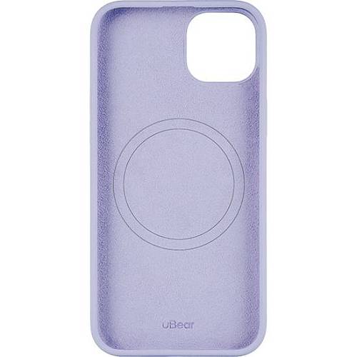 Чехол для смартфона uBear Touch Mag Case, iPhone 15 Plus, MagSafe, силикон, лавандовый