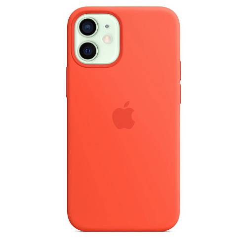 Чехол для смартфона Apple MagSafe для iPhone 12 mini, cиликон, «cолнечный апельсин»