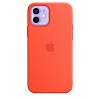 Фото — Чехол для смартфона Apple MagSafe для iPhone 12/12 Pro, cиликон, «солнечный апельсин»