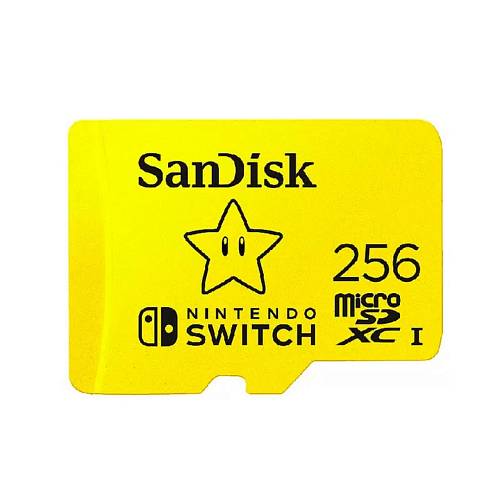 Карта памяти SanDisk Micro SDXC for Nintendo Switch, 256 Гб
