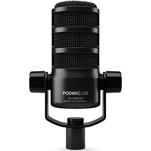 Микрофон Rode PodMic USB and XLR Dynamic Broadcast Microphone, черный