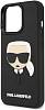 Фото — Чехол для смартфона Karl Lagerfeld 3D Rubber Karl's head Hard для iPhone 13 Pro Max, черный
