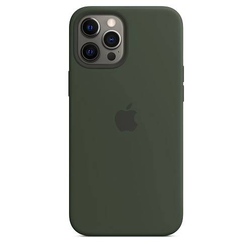 Чехол для смартфона Apple MagSafe для iPhone 12 Pro Max, силикон, «кипрский зелёный»
