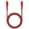 Фото — Кабель EnergEA NyloFlex USB-C - Lightning MFI С94 1.5 м, красный