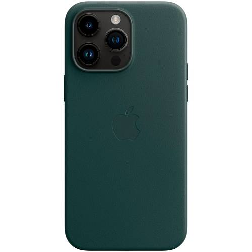 Чехол для смартфона Apple iPhone 14 Pro Max Leather Case with MagSafe, «лесной зеленый»