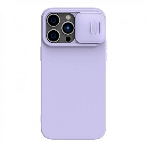 Чехол для смартфона Nillkin для iPhone 14 Pro CamShield Silky Magnetic Silicone Elegant, фиолетовый