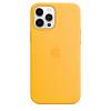 Фото — Чехол для смартфона Apple MagSafe для iPhone 12 Pro Max, cиликон, ярко-желтый