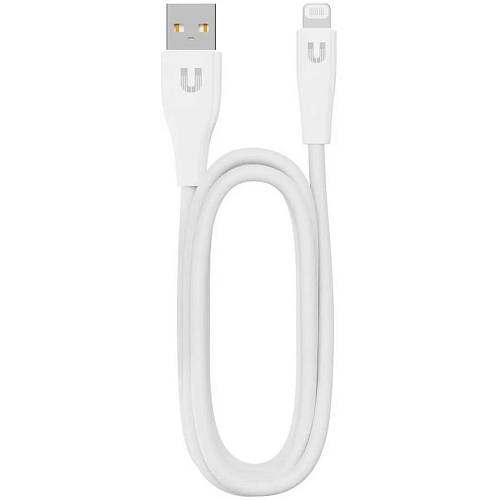 Кабель Uzay USB А - Lightning, 1.2м, белый