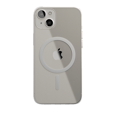 Чехол для смартфона vlp Silicone case with MagSafe для iPhone 13 mini, прозрачный