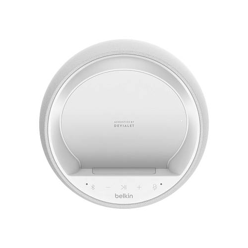 Смарт-динамик Hi-Fi Belkin + БЗУ, голосовой помощник Alexa + AirPlay2, белый