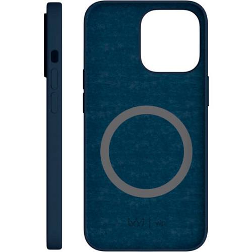 Чехол для смартфона vlp Silicone case with MagSafe для iPhone 13 Pro, темно-синий