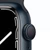 Фото — Apple Watch Series 7, 45 мм, корпус из алюминия «темная ночь», спортивный ремешок «темная ночь»