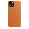 Фото — Чехол для смартфона MagSafe для iPhone 13 mini, кожа, «золотистая охра»