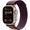 Фото — Умные часы Apple Watch Ultra 2 GPS + Cellular, 49 мм, корпус из титана, ремешок Alpine цвета индиго (уценка)