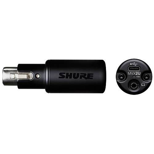 Микрофон Shure MVX2U Digital Audio Interface, черный