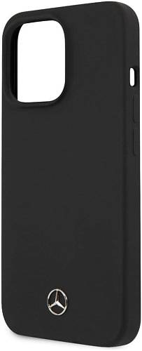 Чехол для смартфона Mercedes Liquid silicone для iPhone 13 Pro Max, черный